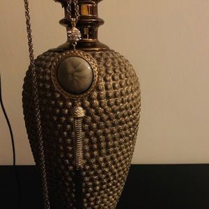 Long marble necklace